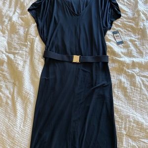 Tommy Hilfiger Navy Belt Dress